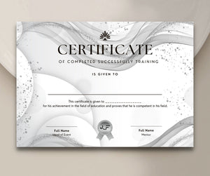 Certificate design