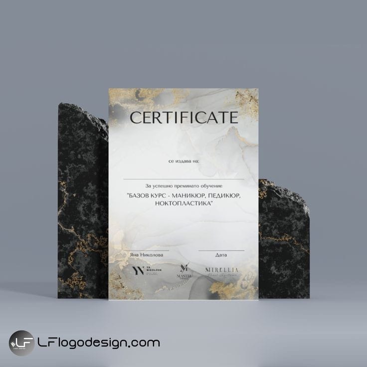 Certificate design